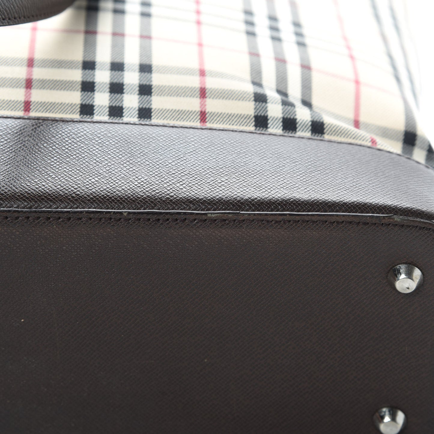 Vintage Check Tote Black