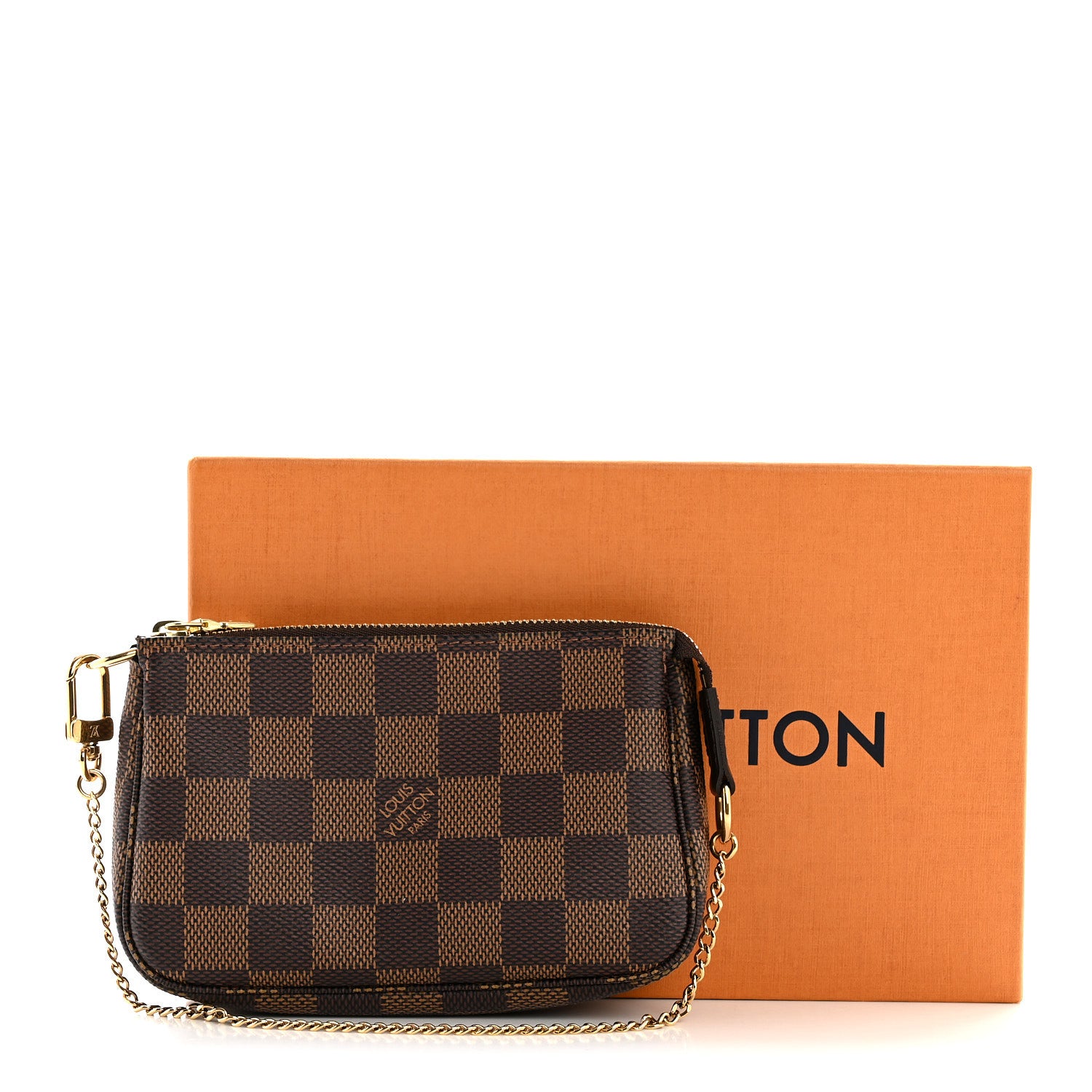 Louis Vuitton Damier Ebene Mini Pochette Accessories 7 of 7