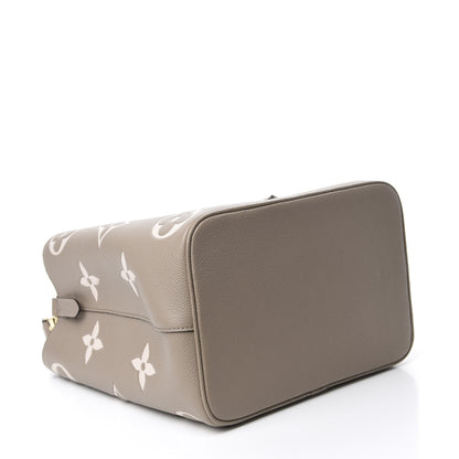 Louis Vuitton Empreinte Monogram Giant Neonoe MM Tourterelle Creme 6 of 12