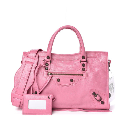 Balenciaga Agneau Classic Silver Hardware S City Rose Guimauve 1 of 10