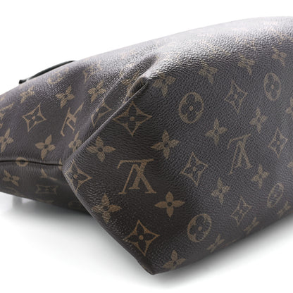 Louis Vuitton Monogram Flower Zipped Tote MM Black 12 of 13
