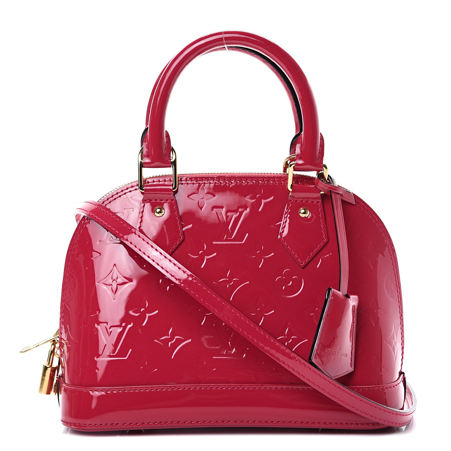 Louis Vuitton Vernis Alma BB Rose Indien 1 of 9