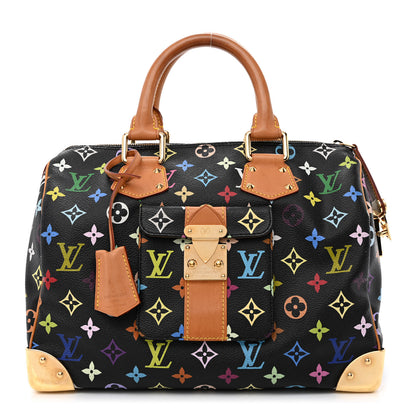 Louis Vuitton Monogram Multicolor Speedy 30 Black 1 of 10