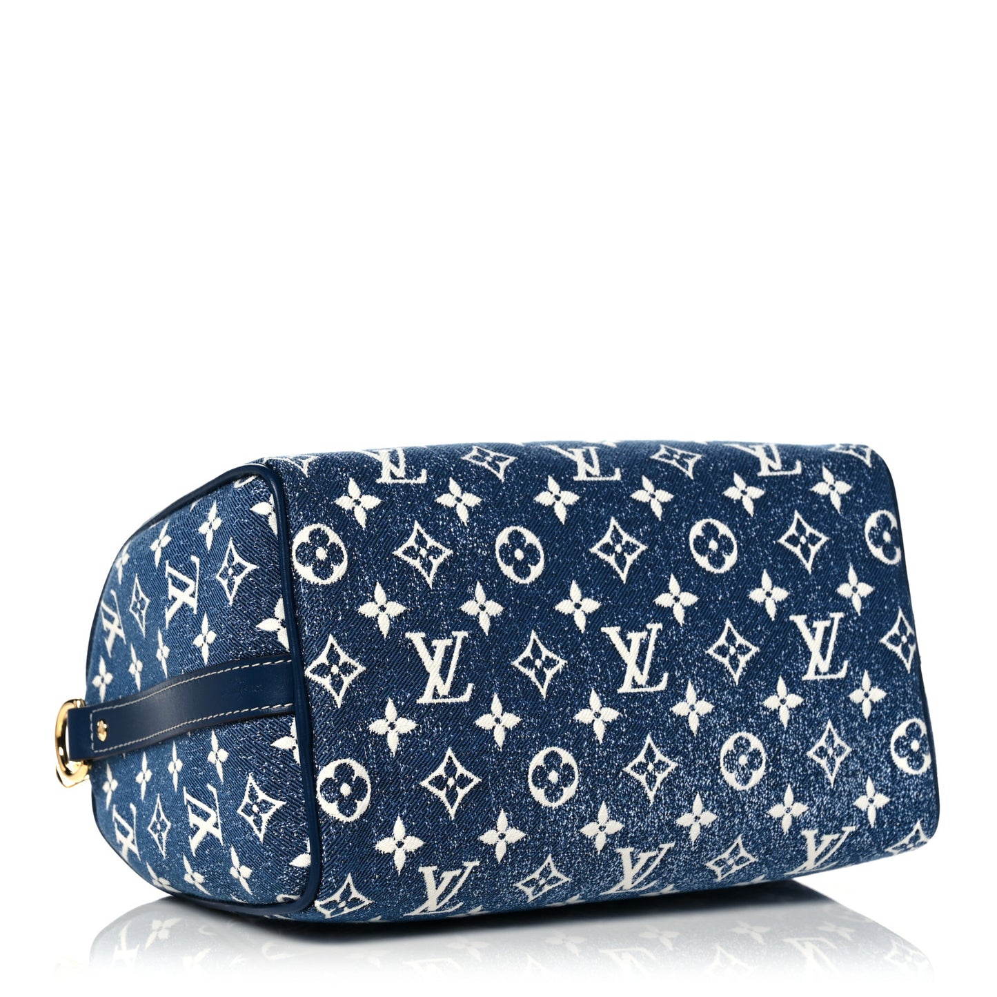 Monogram Jacquard Denim Speedy Bandouliere 25 Bleu