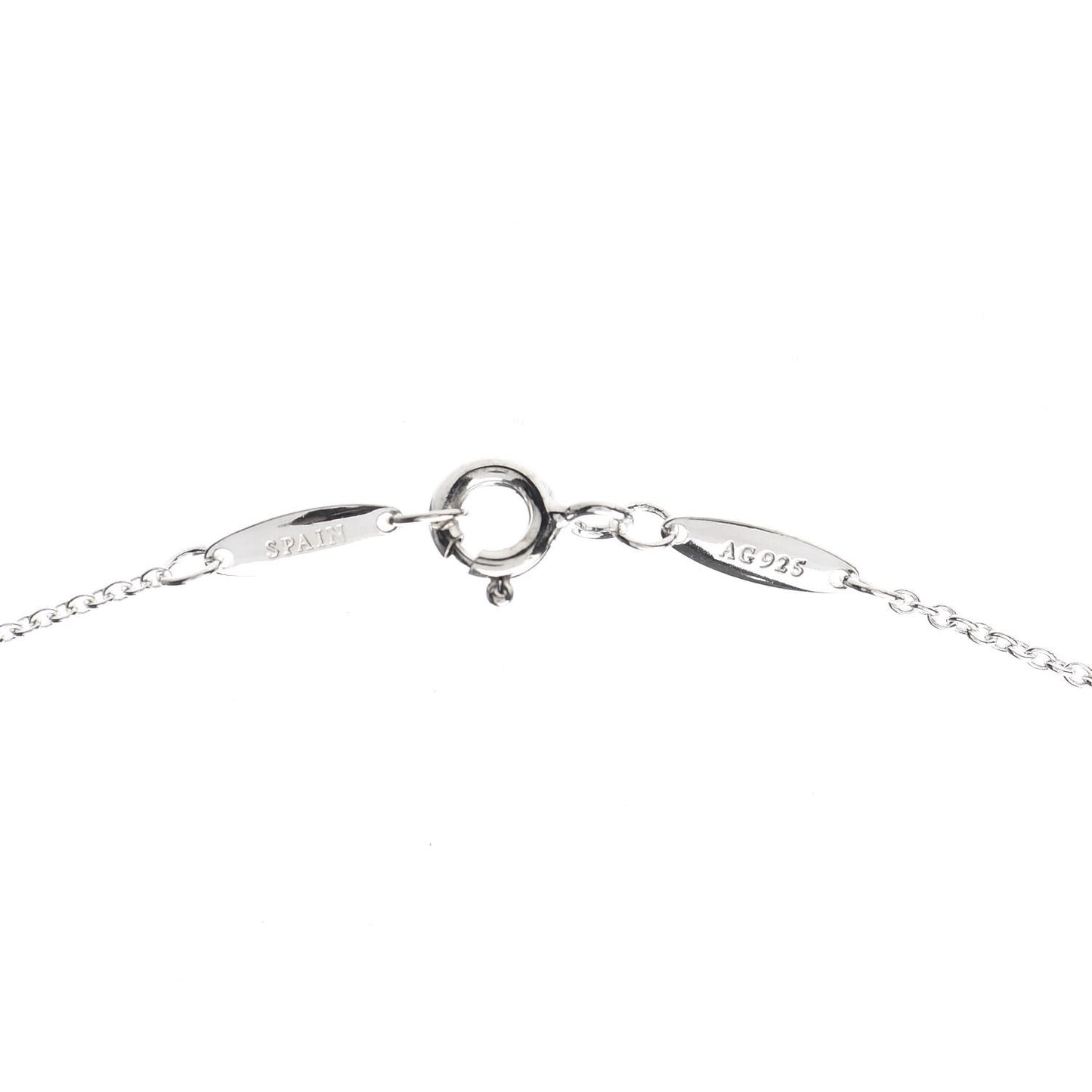 Sterling Silver Diamond .03ct Elsa Peretti Diamonds by the Yard Pendant Necklace
