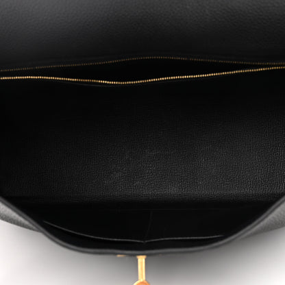 Hermes Togo Kelly Retourne 35 Black 5 of 11
