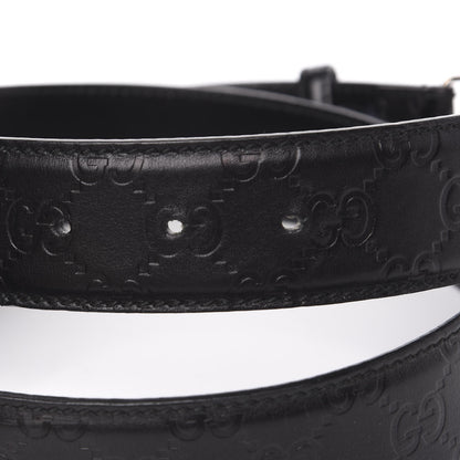 Gucci Guccissima Interlocking G Belt 95 38 Black 4 of 6
