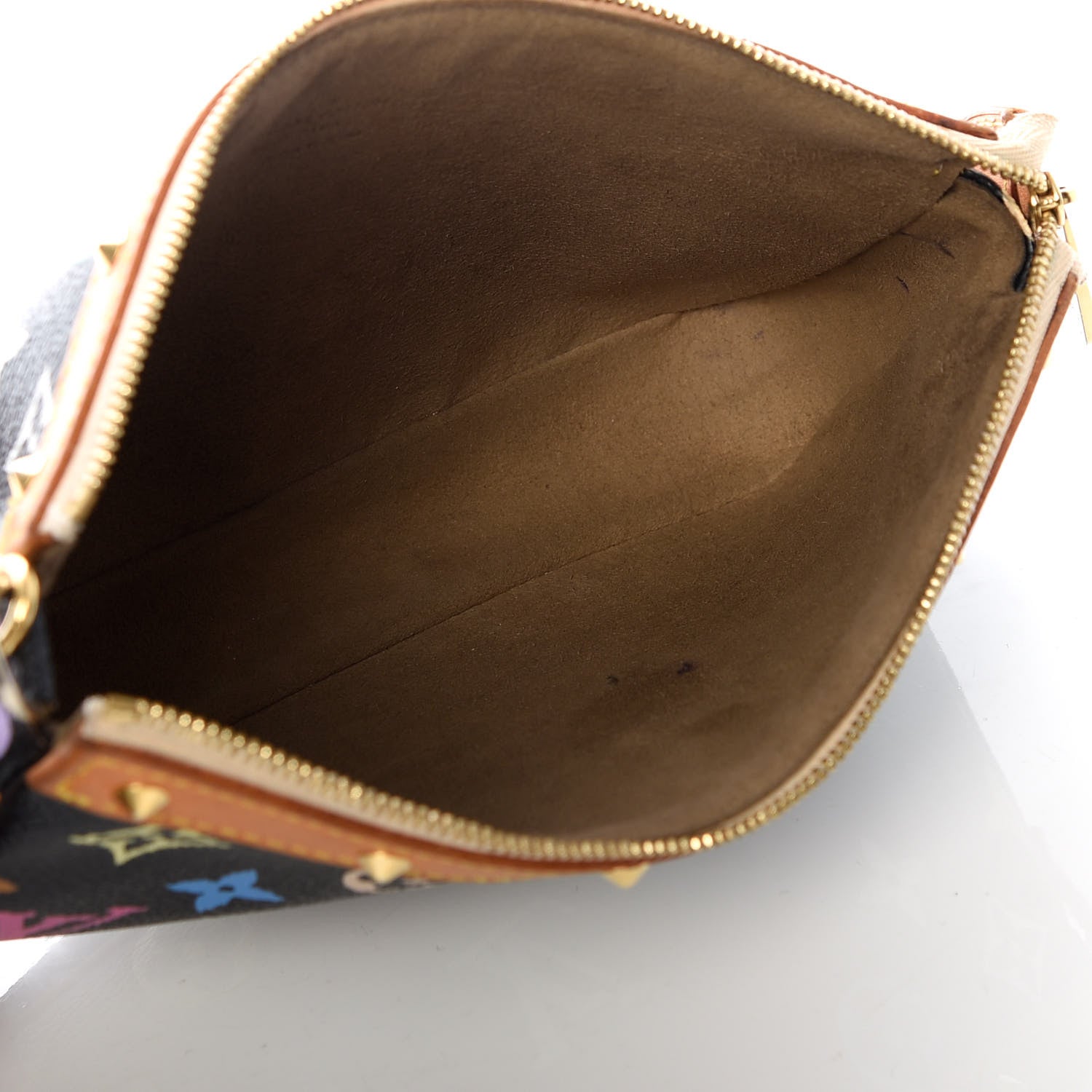 Louis Vuitton Monogram Multicolor Pochette Accessories Black 5 of 7