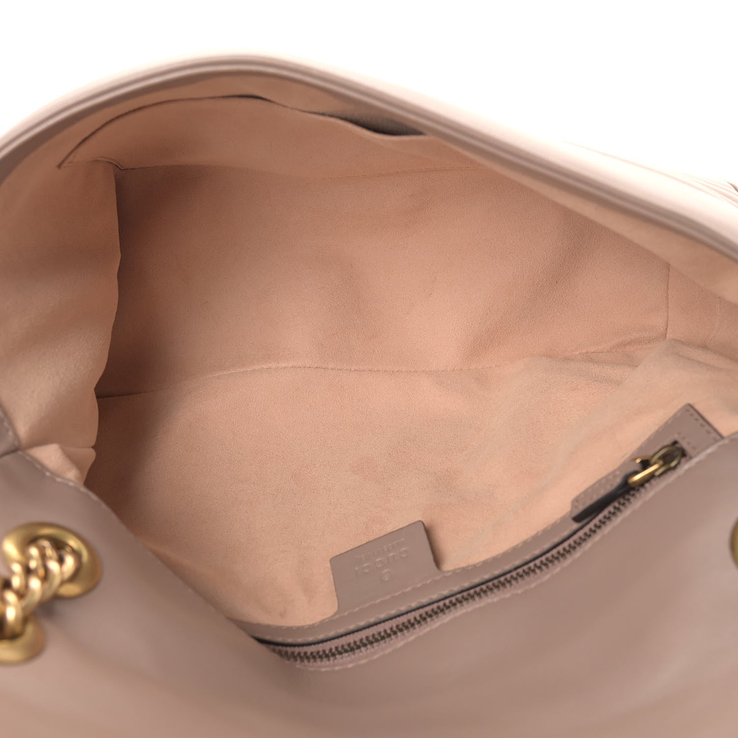 Gucci Calfskin Matelasse Medium GG Marmont Shoulder Bag Porcelain Rose 5 of 9