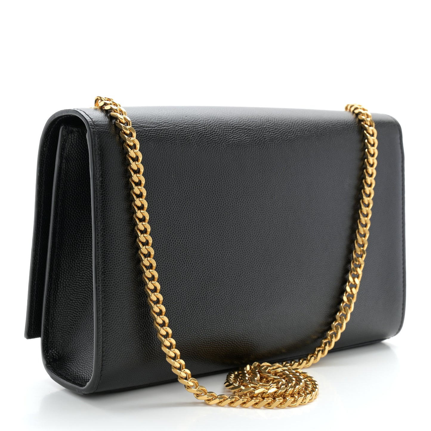 Grain De Poudre Medium Classic Monogram Kate Tassel Satchel Black