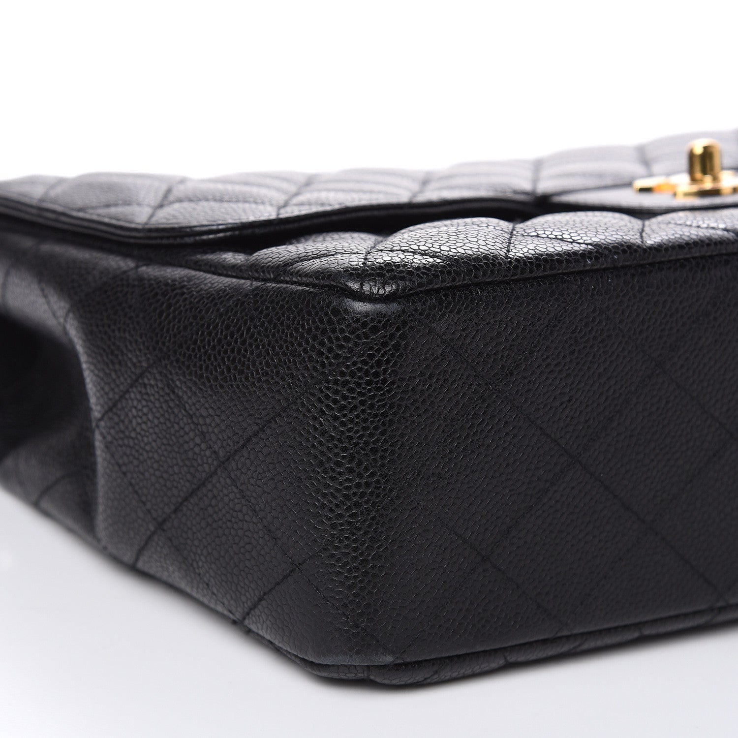 Chanel Caviar Quilted Jumbo Single Flap Black 8 of 16