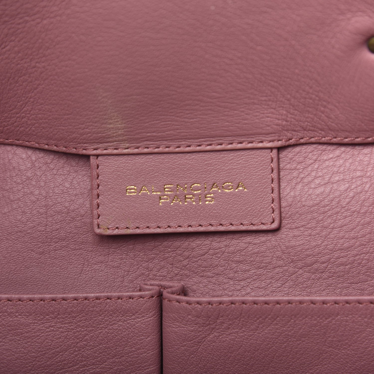 Balenciaga Calfskin Papier Ledger Tote Pink 6 of 10