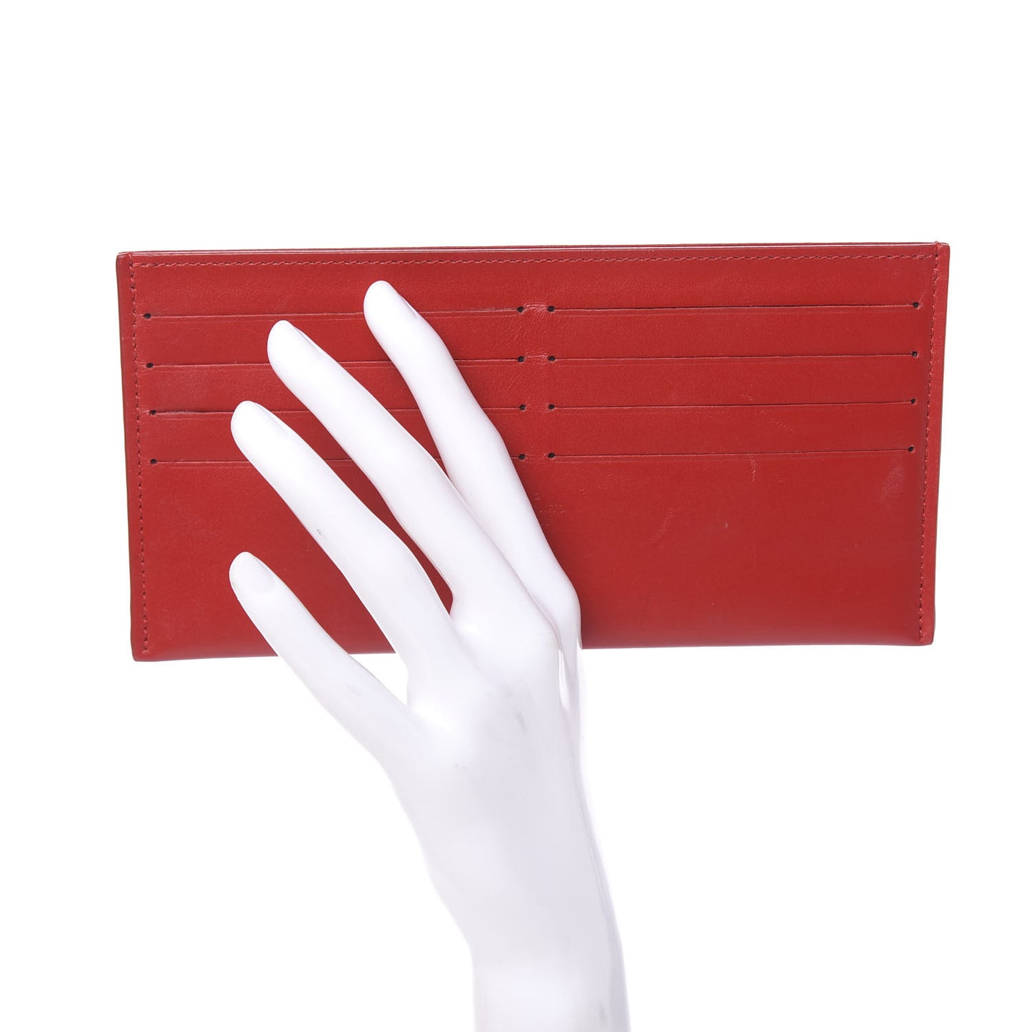 Calfskin Felicie Card Holder Insert Cherry