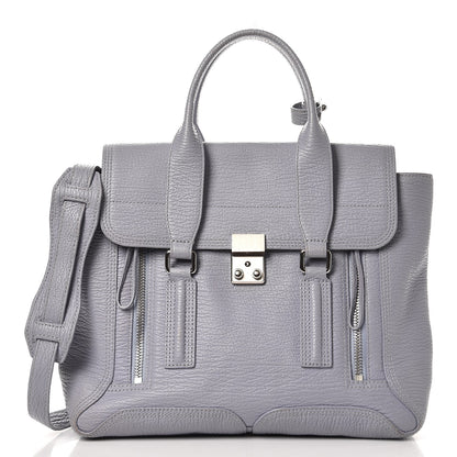 3.1 Phillip Lim 3.1 Textured Calfskin Medium Pashli Satchel Lilac 1 of 13