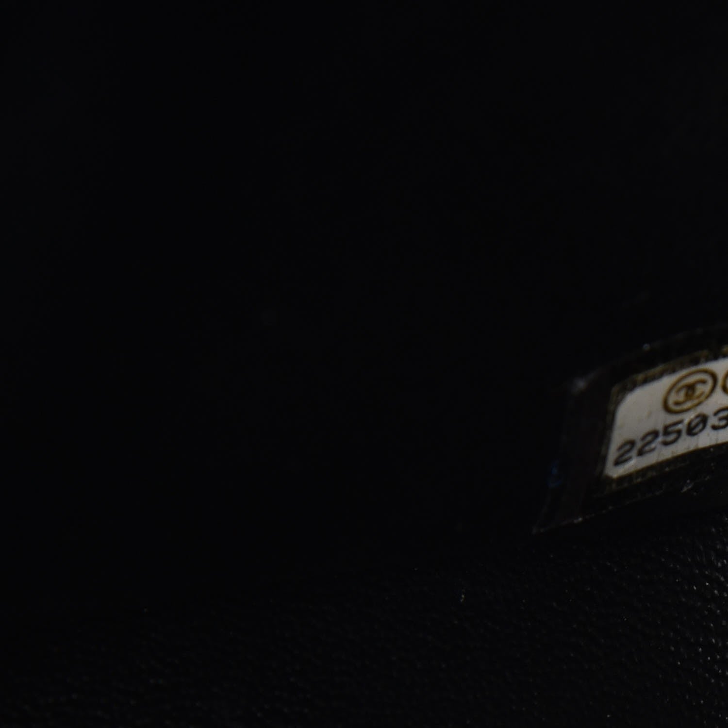Chanel Lambskin Chevron Quilted Mini Square Flap Black 7 of 8