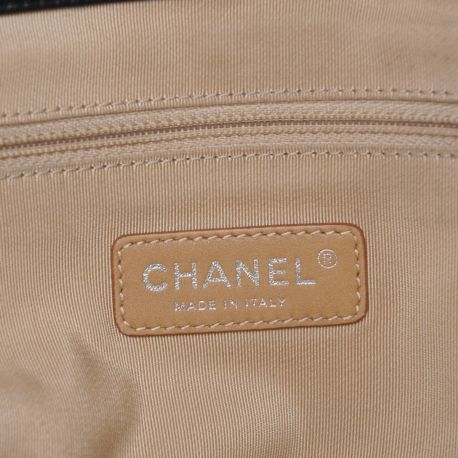 Chanel Caviar Quilted Expandable Zip Shoulder Bag Black 6 of 8