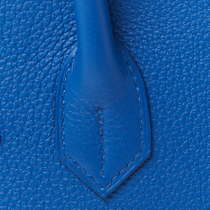 Hermes Togo Birkin 30 Bleu France 11 of 30