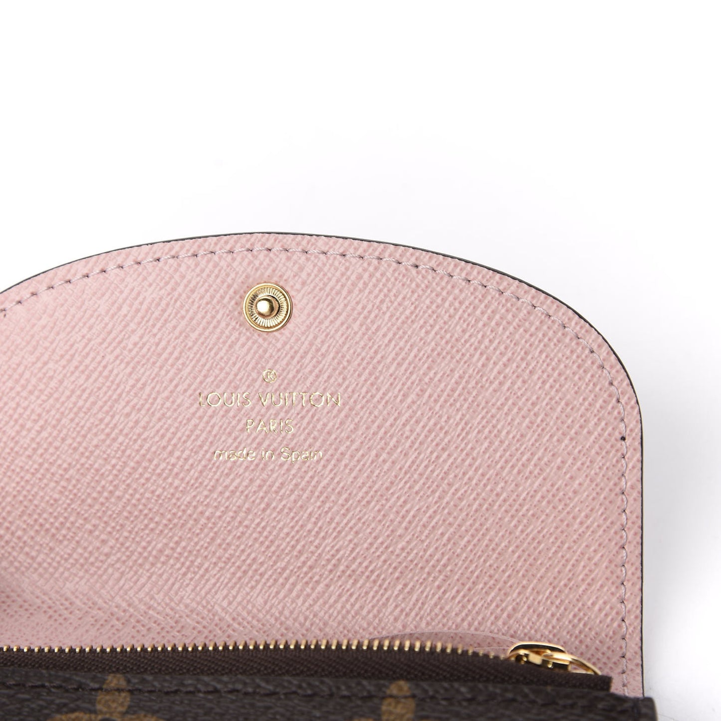 Monogram Rosalie Coin Purse Rose Ballerine