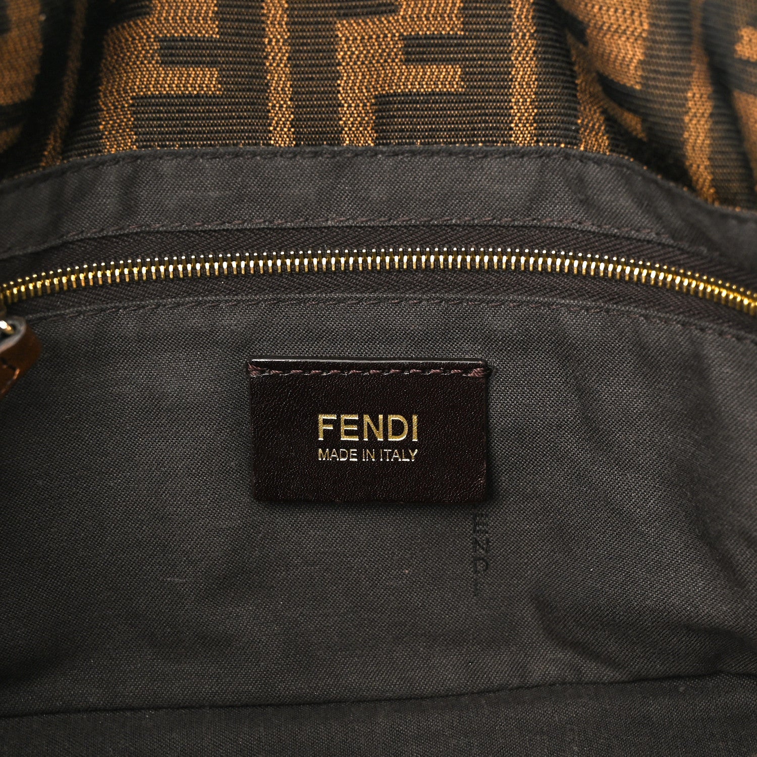 Fendi Zucca Maxi Baguette Bag Tobacco 6 of 10