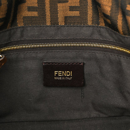 Fendi Zucca Maxi Baguette Bag Tobacco 6 of 10