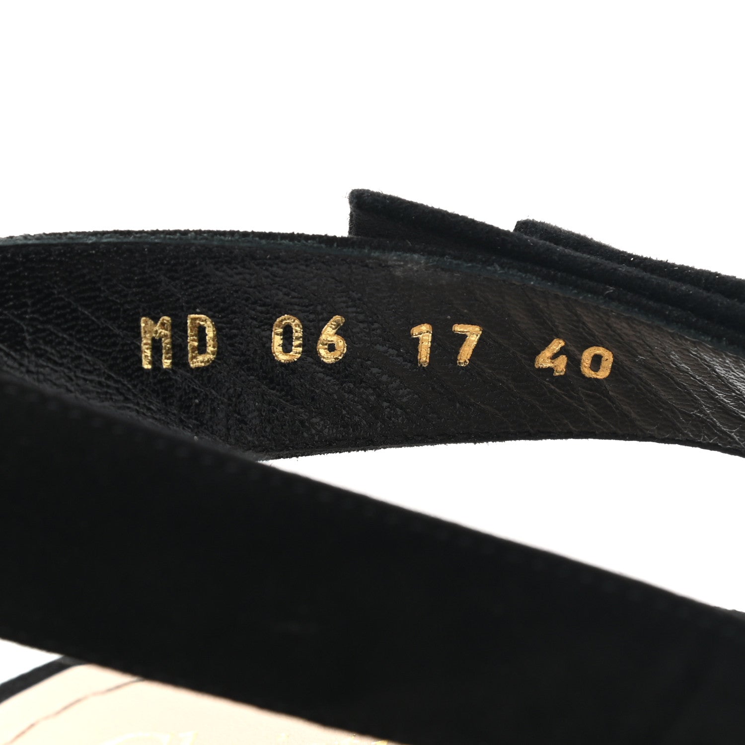 Christian Dior Suede Mesh Crystal Sling-Back Pumps 40 Black 8 of 8