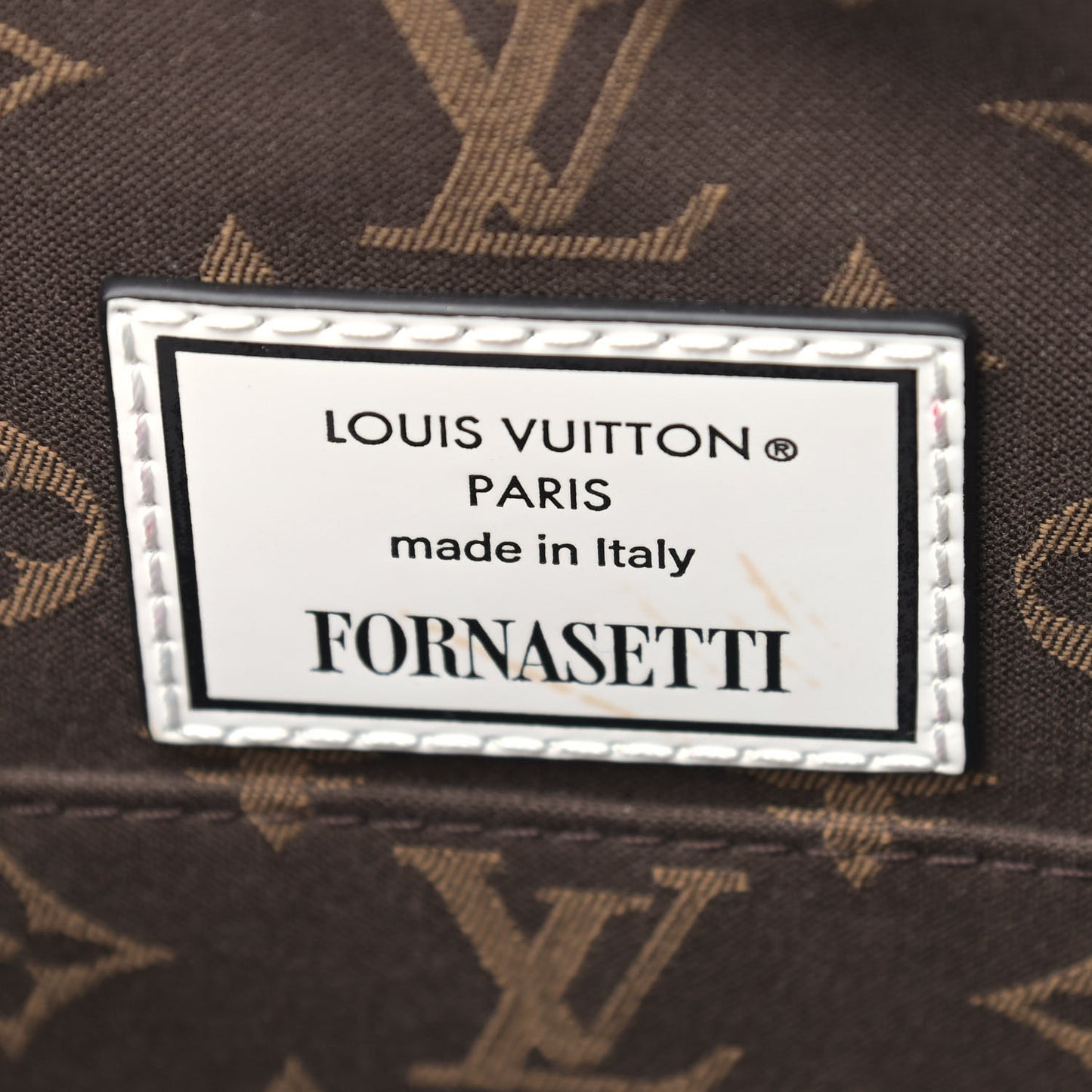 X FORNASETTI Calfskin Fornasetti Speedy Bandouliere 25 Gold