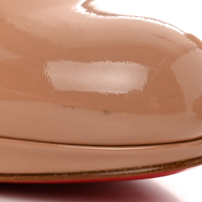 Christian Louboutin Patent New Simple 120 Pumps 37.5 Nude 9 of 10