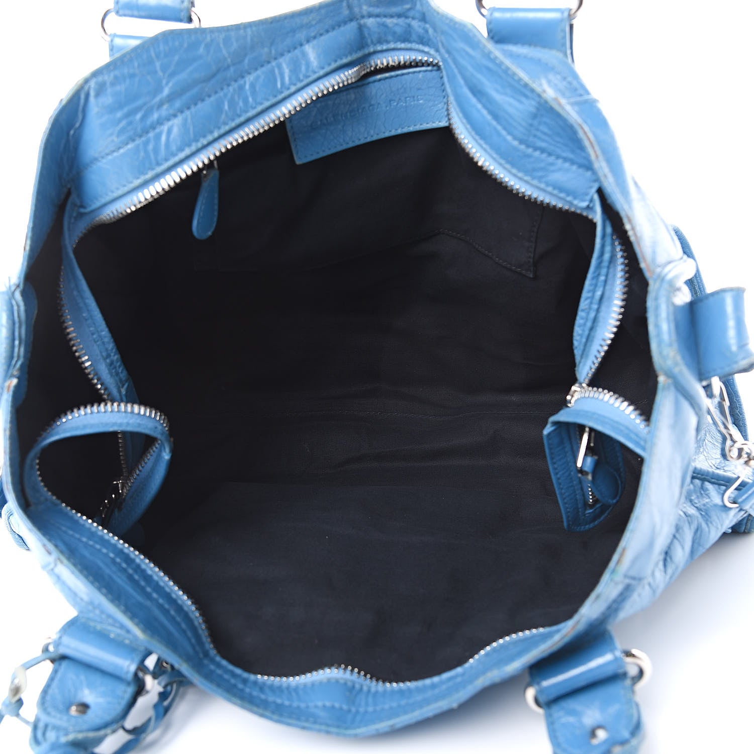 Balenciaga Agneau Giant 21 Silver Hardware Part Time Electric Bleu 5 of 16