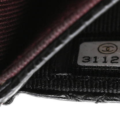 Chanel Caviar Quilted Flap Card Holder Wallet Black 8 of 8