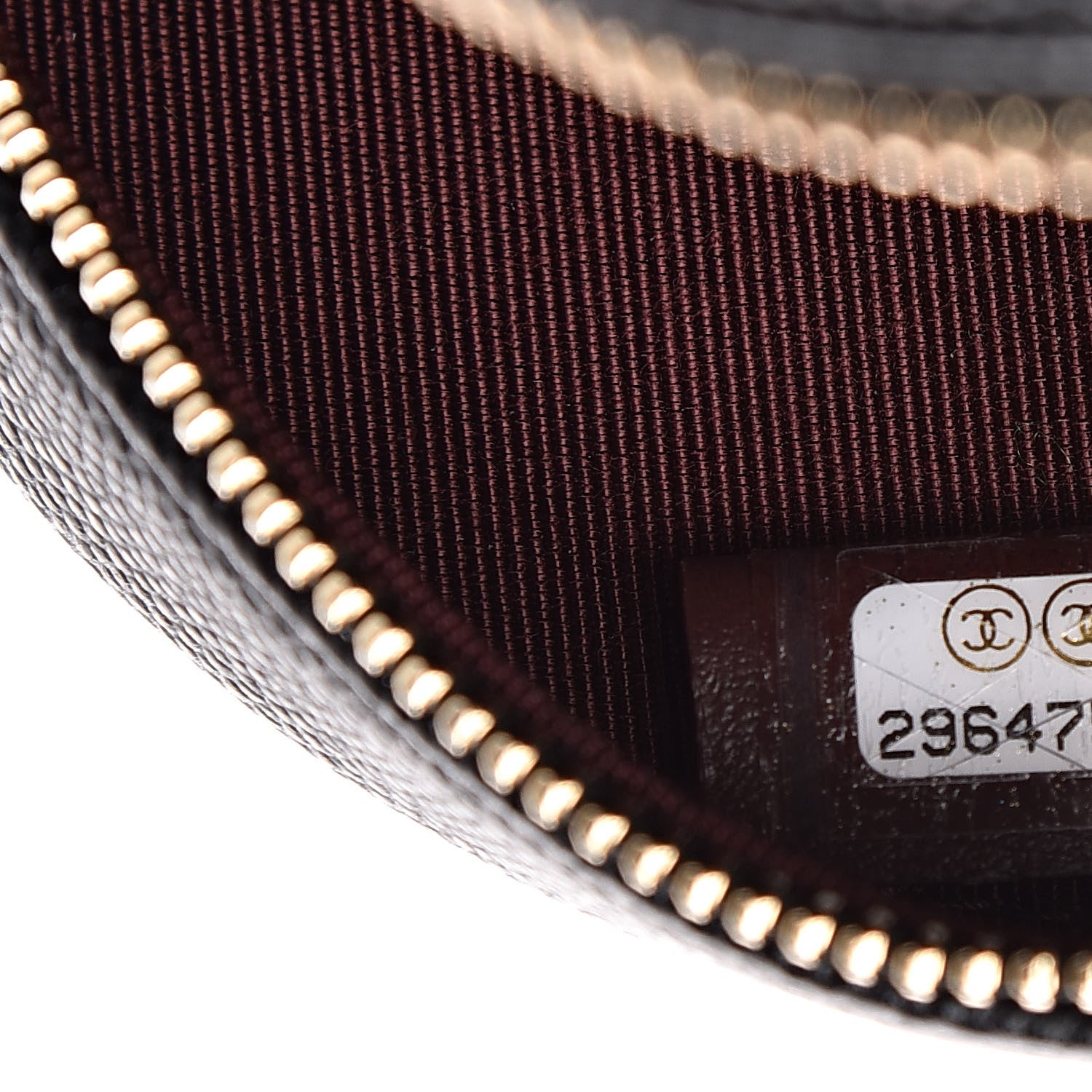 Chanel Caviar Quilted Round Clutch With Chain Black 7 of 10