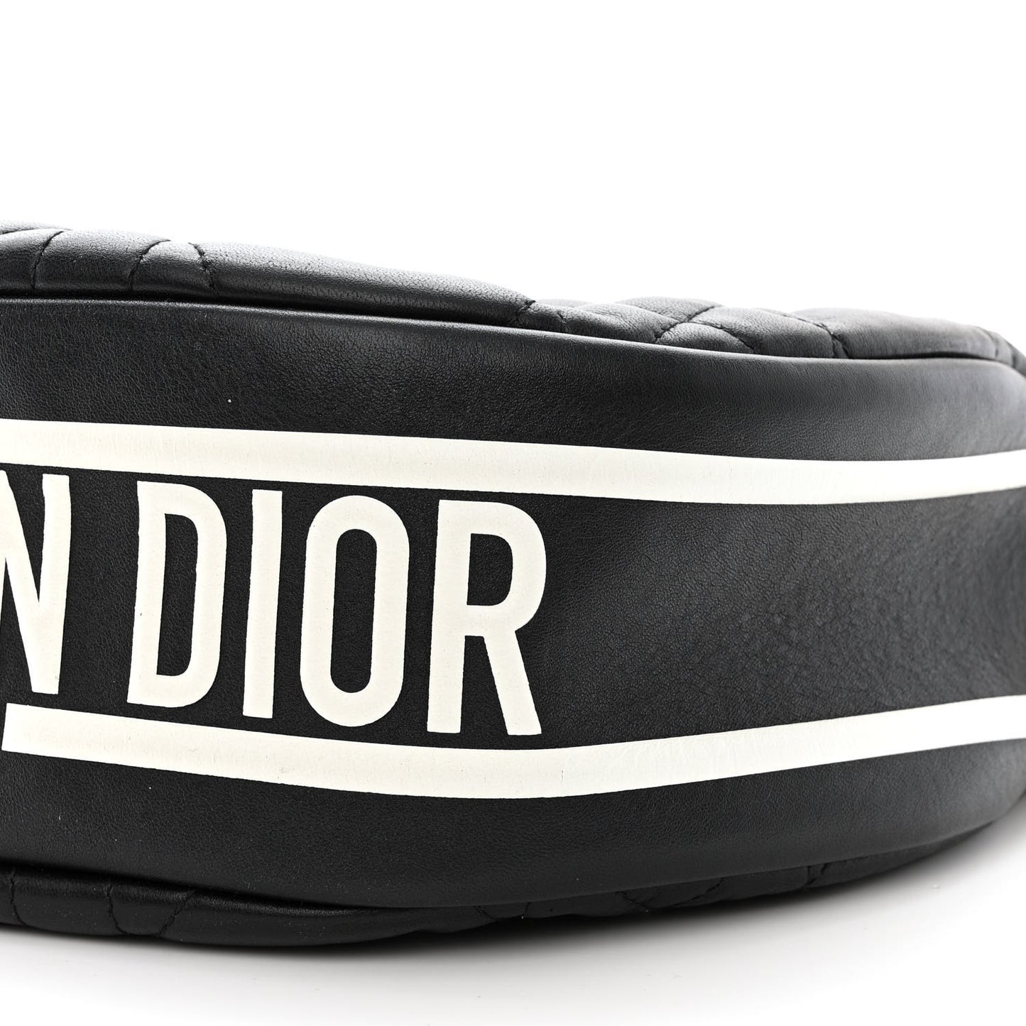 Lambskin Cannage Medium Dior Vibe Hobo Bag Black