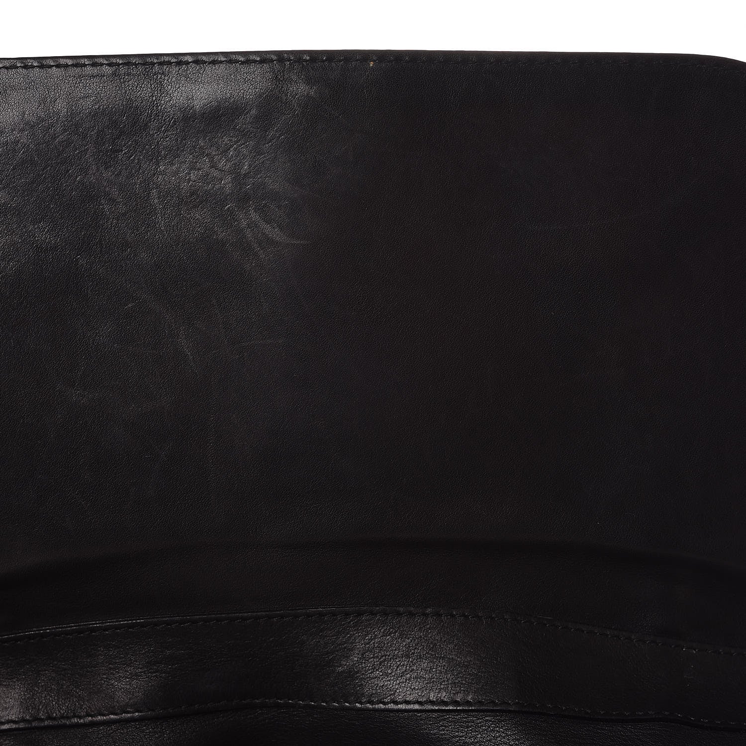 Gucci Calfskin Handmade Medium Flap Shoulder Bag Black 11 of 26