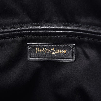 Saint Laurent Metallic Calfskin Large Muse Gunmetal 6 of 7