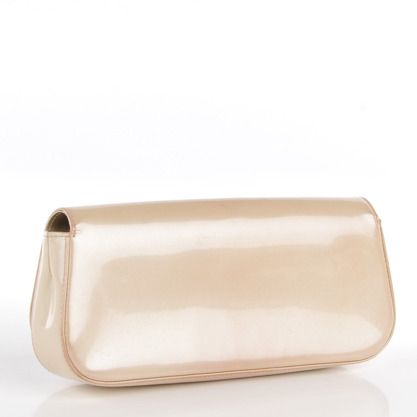 Patent Sobe Clutch Blanc Corail