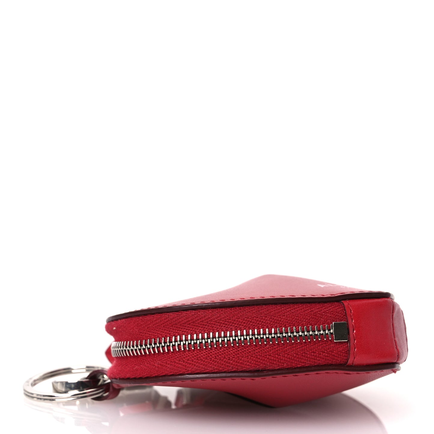 Buffed Calfskin Le Coeur Coin Purse Red