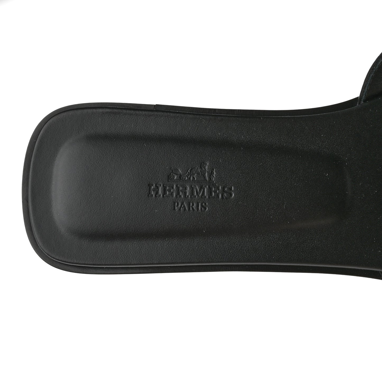 Box Calfskin Oran Sandals 38 Black