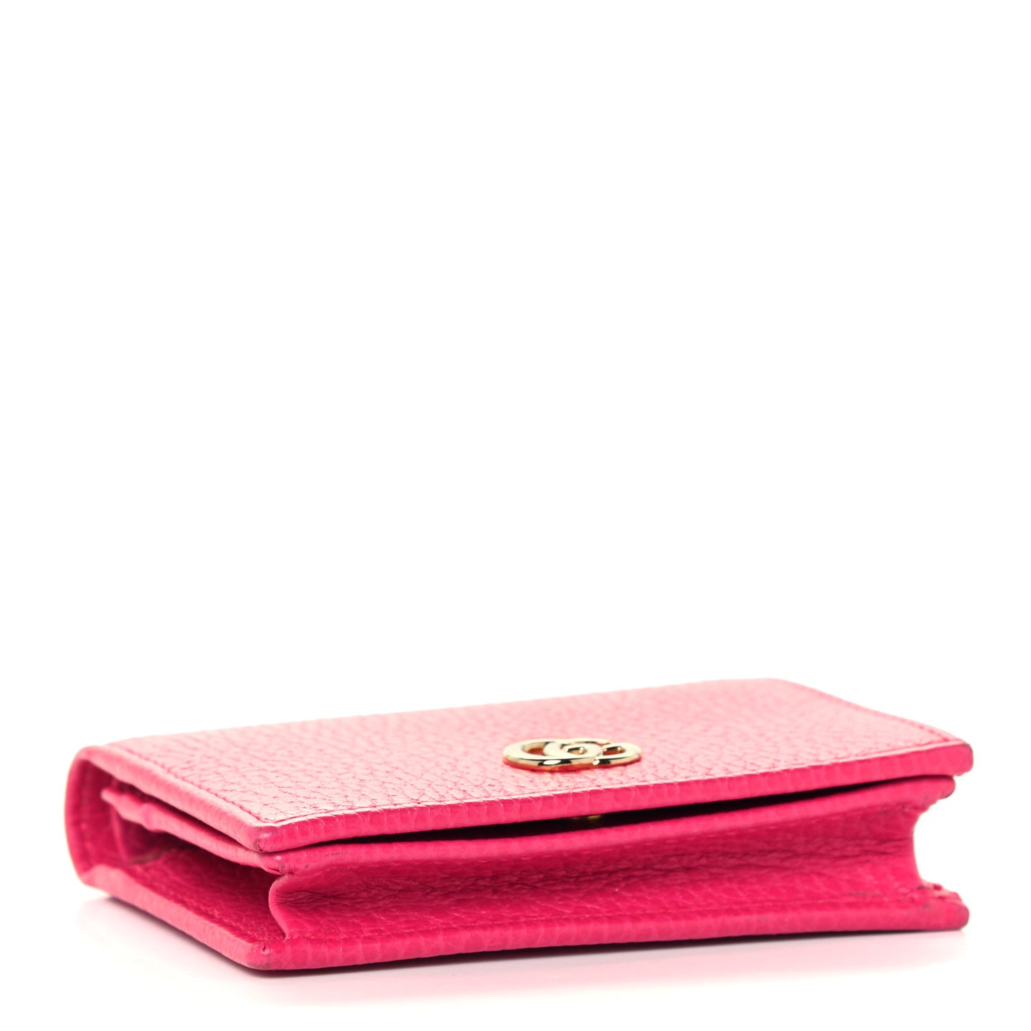 Dollar Calfskin GG Marmont Card Case Box Pink