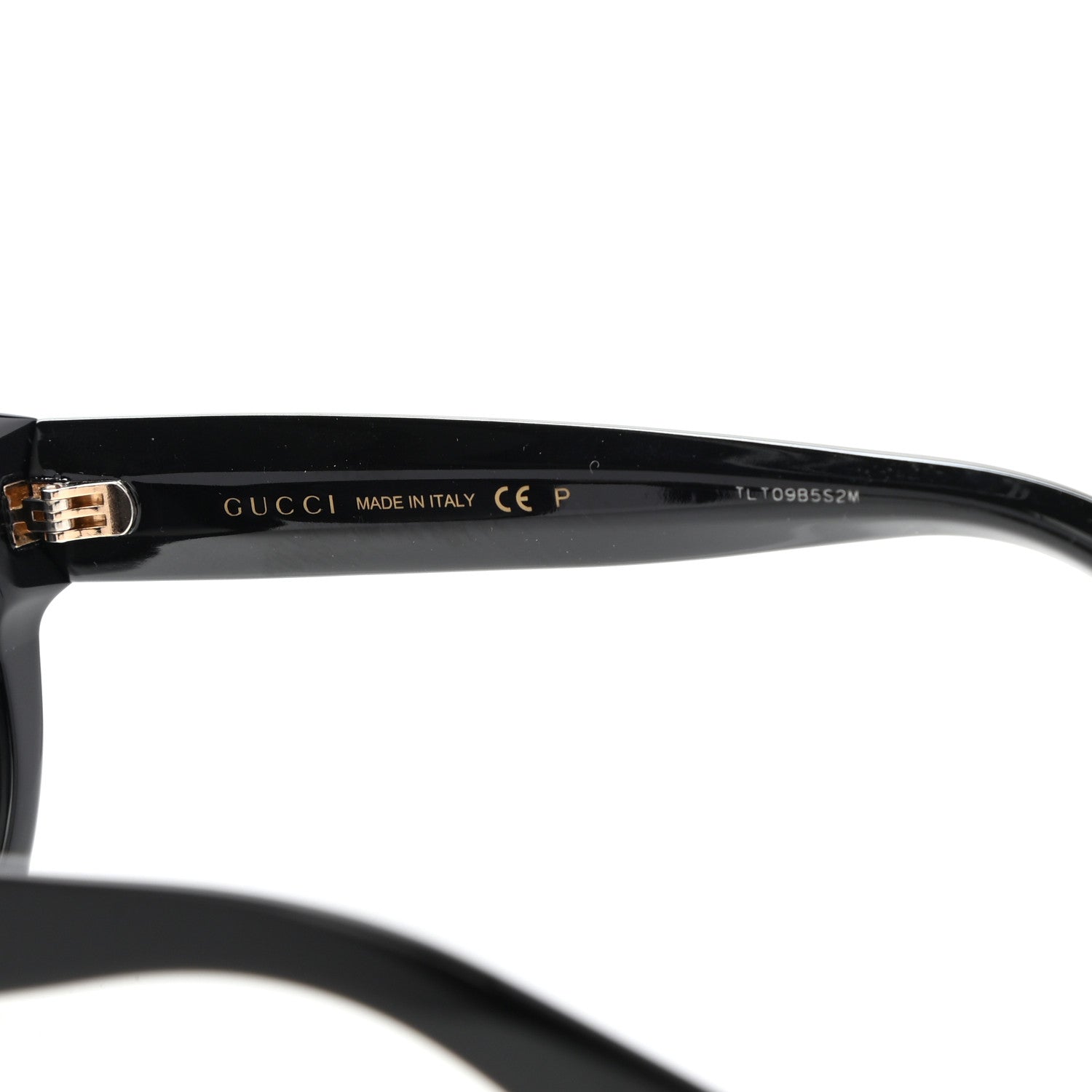 Gucci Round Frame Star Sunglasses GG0208S Black 5 of 9