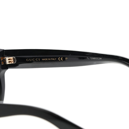 Gucci Round Frame Star Sunglasses GG0208S Black 5 of 9