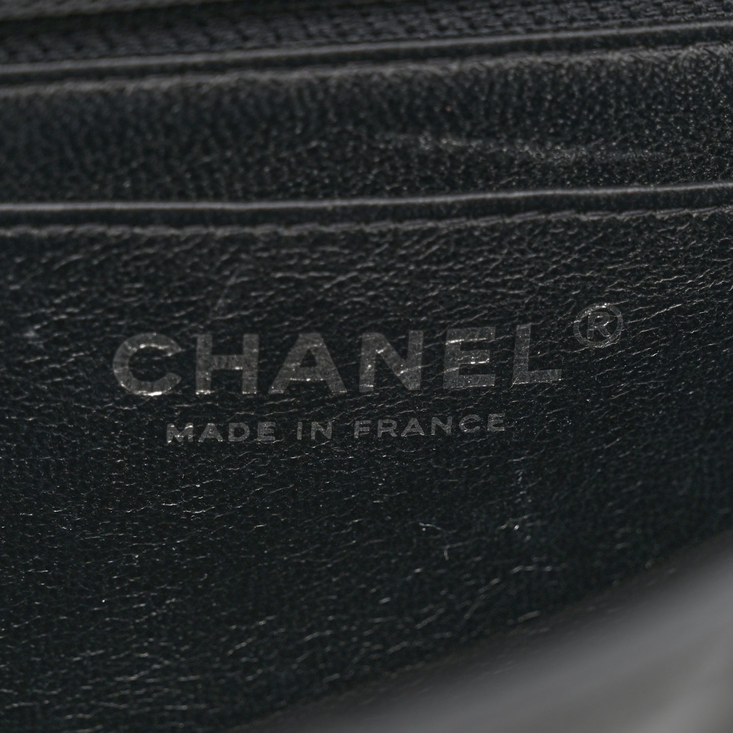 Lambskin Quilted Mini Rectangular Flap Black