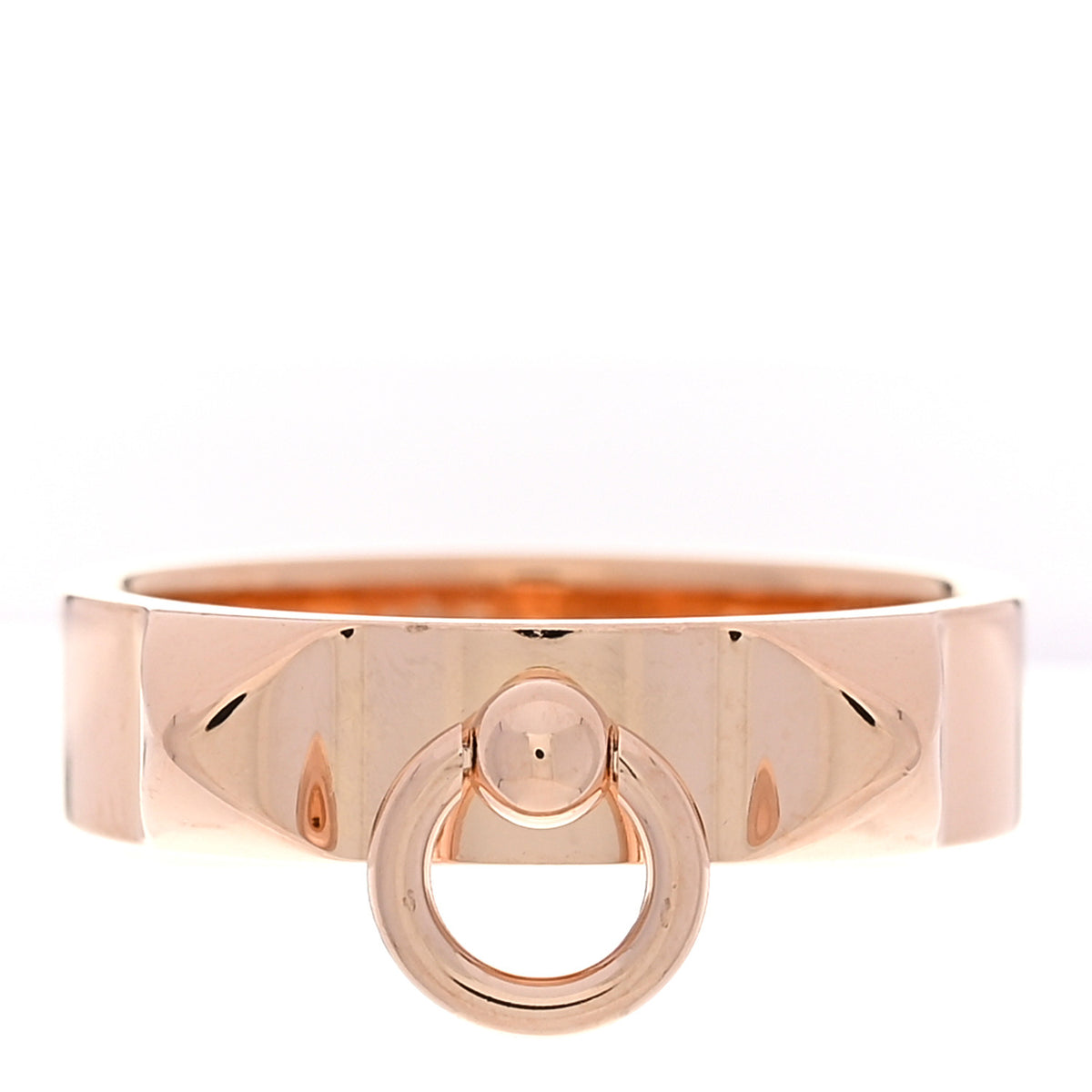 18K Rose Gold PM Collier De Chien Ring 53 6.5