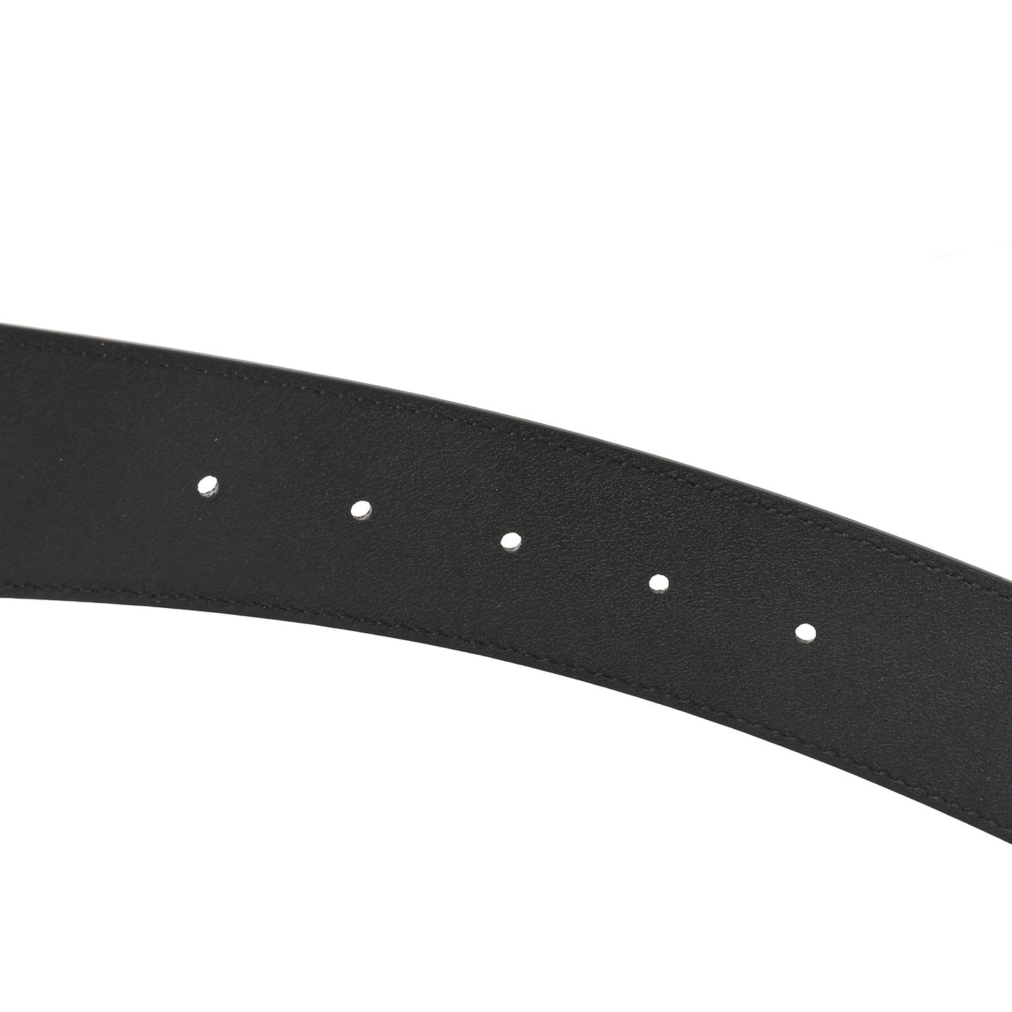Plutone Calfskin Palladium Double G 40mm Belt 70 28 Black