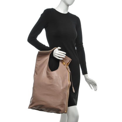 Tom Ford Ramskin Large Alix Padlock Zip Shoulder Bag Blush Nude 2 of 6