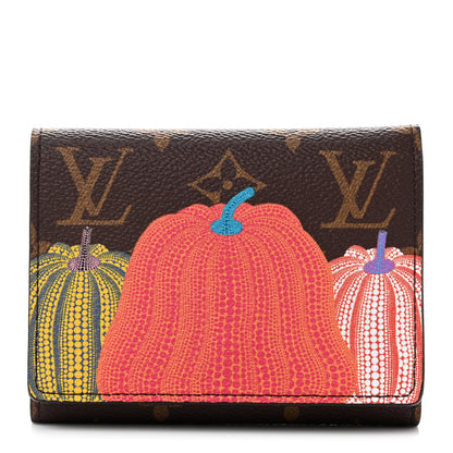 Louis Vuitton LV X YK Monogram Kusama Pumpkin Victorine Wallet 1 of 7