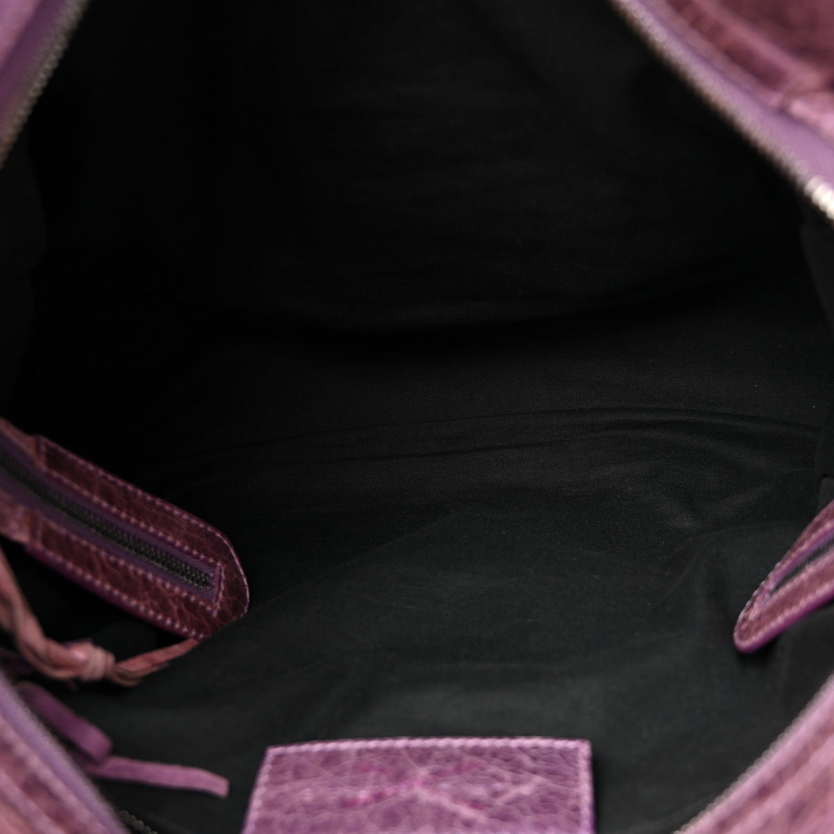 Agneau Classic Hardware City Metallic Purple