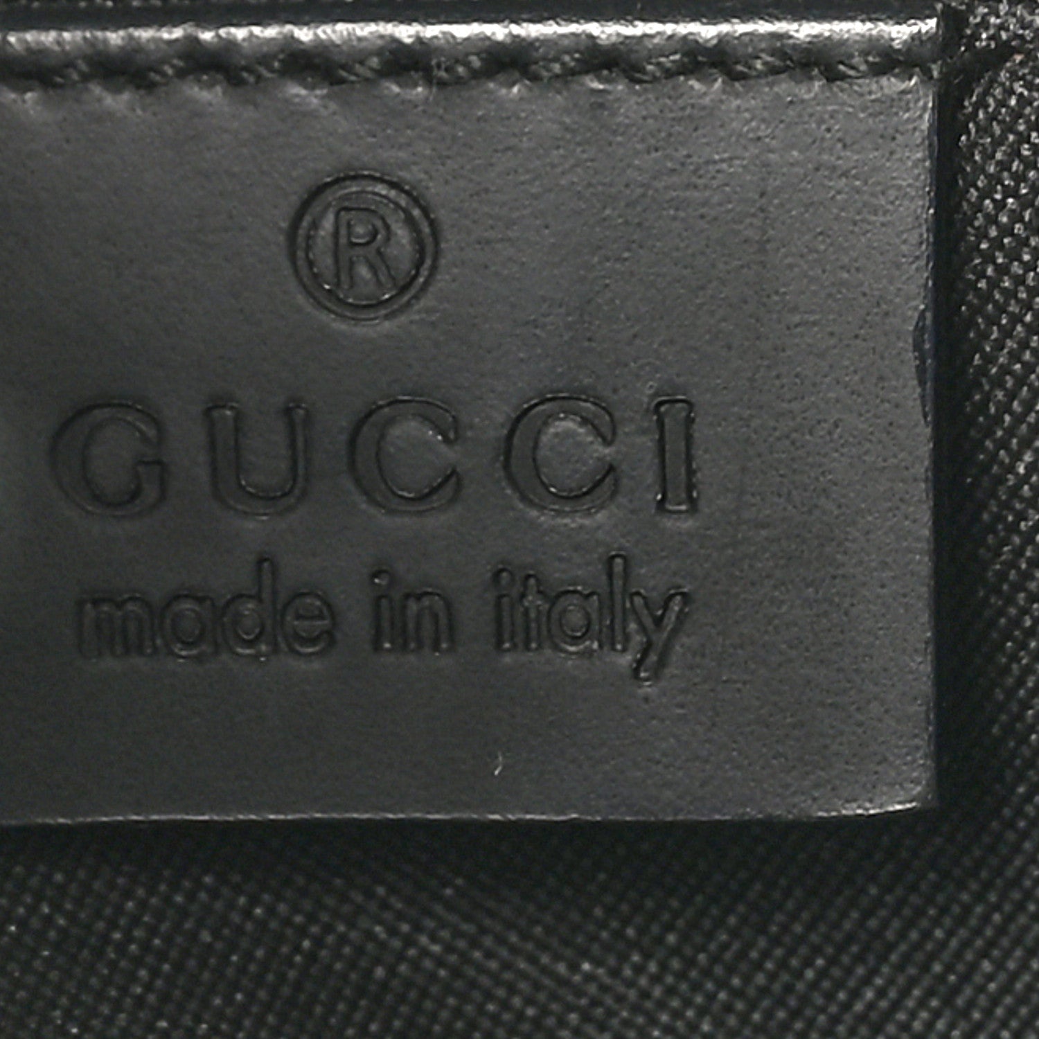 Gucci Nylon Monogram Bamboo Handle Bag Black 6 of 10