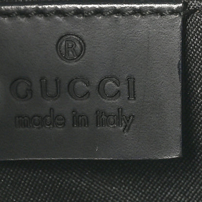 Gucci Nylon Monogram Bamboo Handle Bag Black 6 of 10