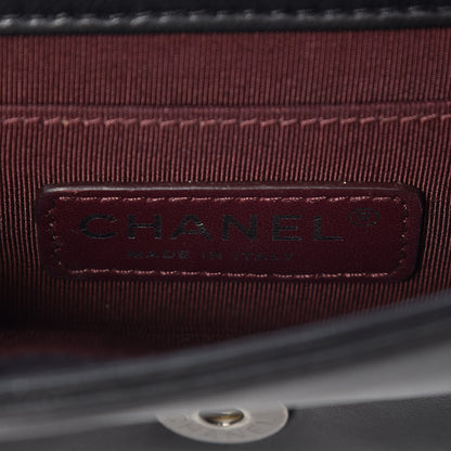 Chanel Plexiglass Lambskin Mini Boy Brick Flap Black 7 of 12