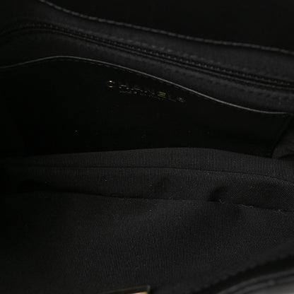 Chanel Lambskin Quilted CC Messenger Black 5 of 9