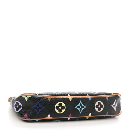 Louis Vuitton Monogram Multicolor Pochette Accessories Black 4 of 11